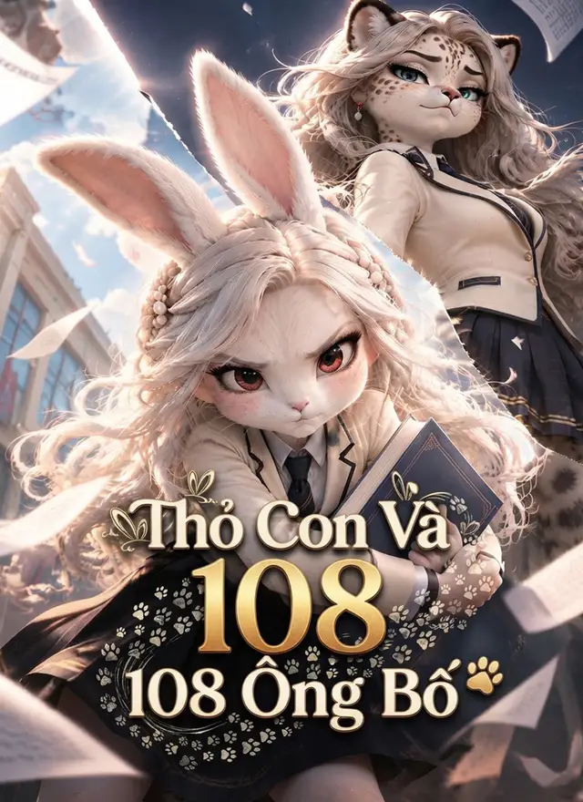 Thỏ Con Và 108 Ông Bố áp phích