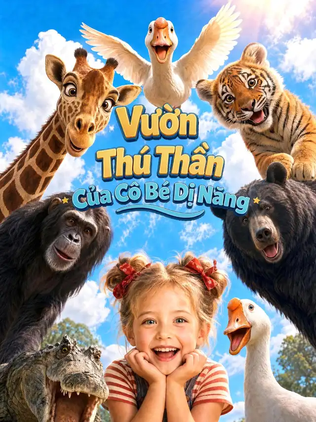 Vườn Thú Thần Của Cô Bé Dị Năng ملصق